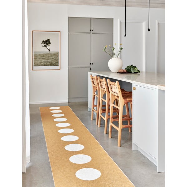 Chodnik odpowiedni na zewnątrz w kolorze ochry 70x300 cm Vera Ochre – Pappelina-image-1