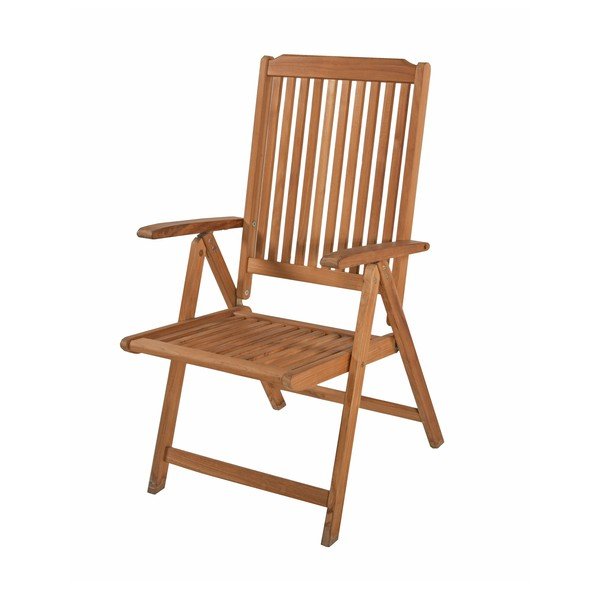 Brązowy drewniany fotel ogrodowy Solo – Garden Pleasure