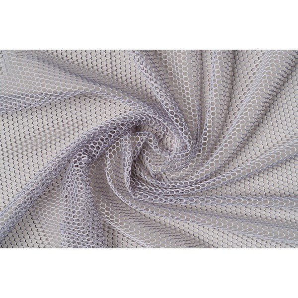 Szara firanka 140x245 cm Miko – Mendola Fabrics-image-1