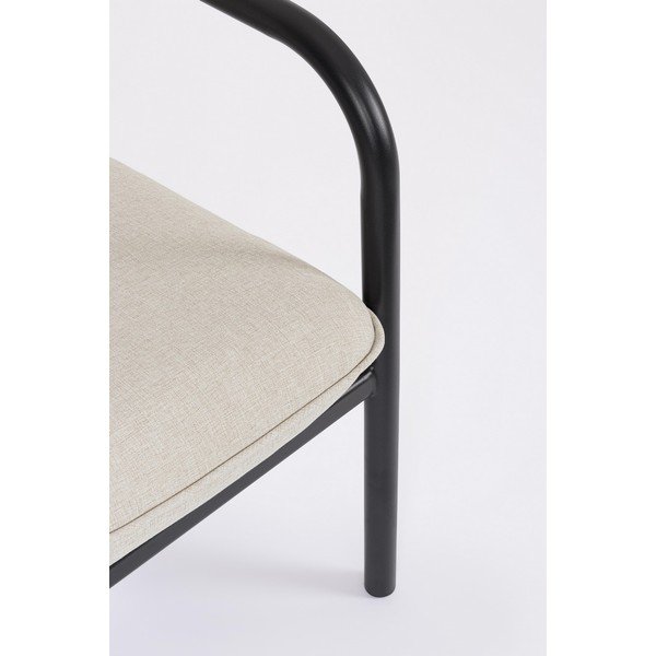 Beżowy stalowy zestaw mebli ogrodowych dla 4 osób Ostuni – Bizzotto-image-3