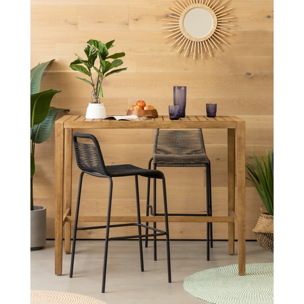 Stół ogrodowy z drewna eukaliptusa Kave Home Cybille, 130x80 cm-image-4