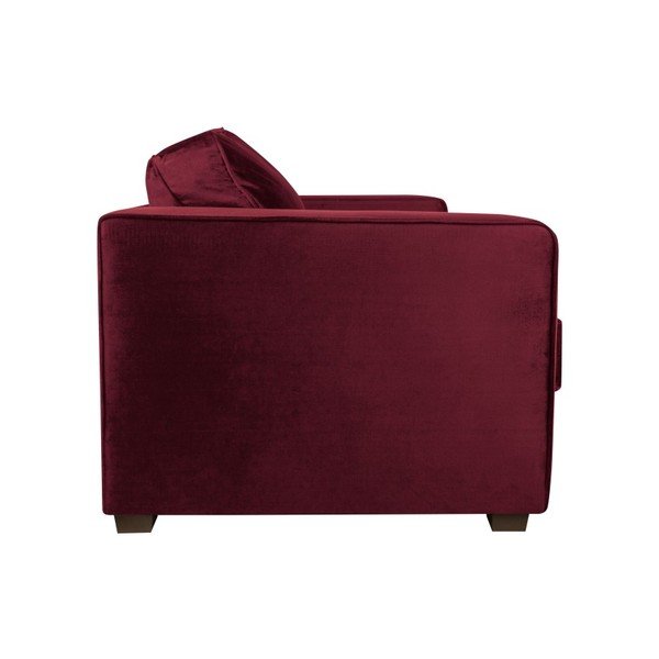 Sofa 3-osobowa w burgundowej barwie Cosmopolitan Design Denver-image-2