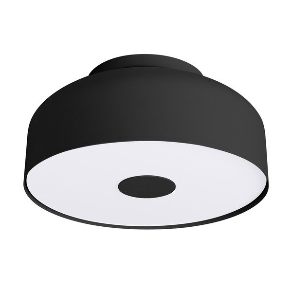 Czarna lampa sufitowa ø 30 cm Blacko – Sollux