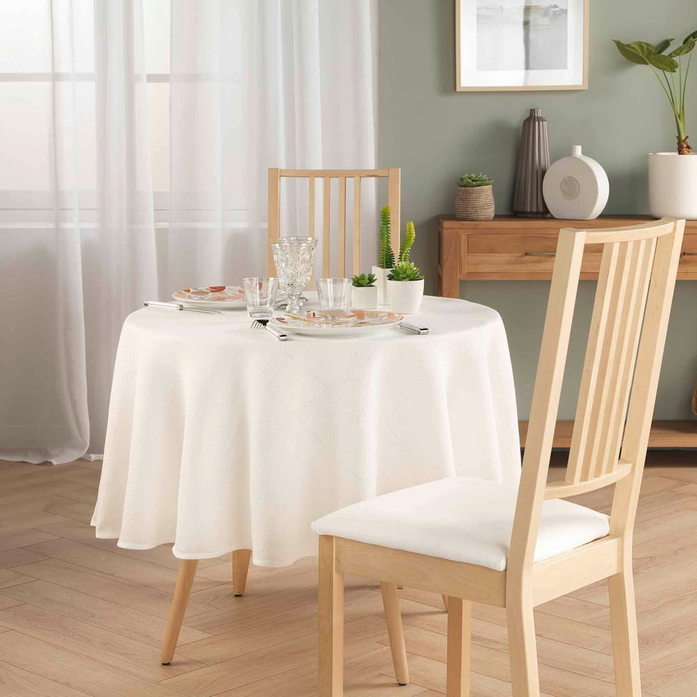 Obrus żakardowy ø 180 cm Stella – douceur d'intérieur (zdjęcie 3)