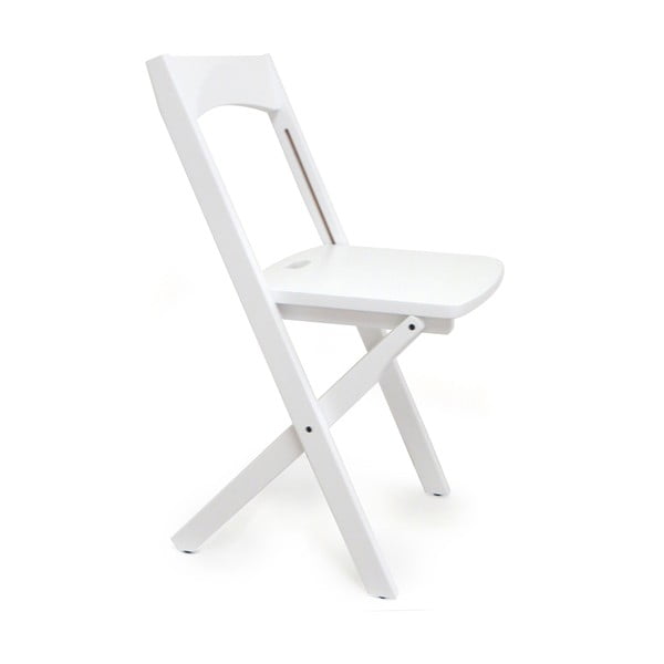 Białe krzesło składane Arredamenti Italia Diana