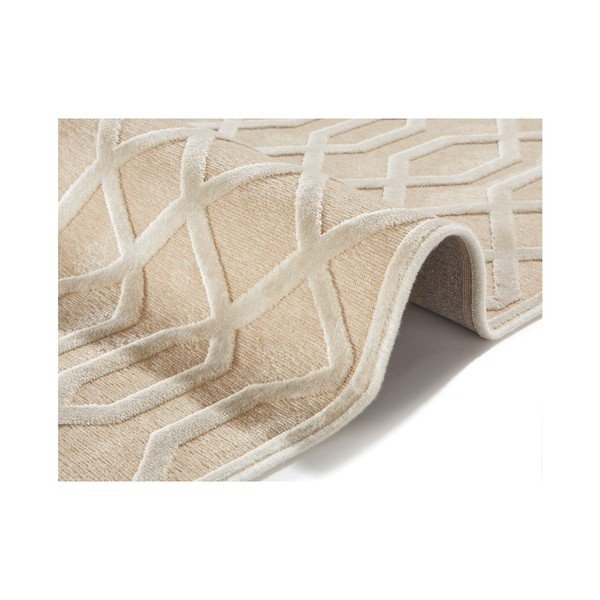 Kremowy dywan z wiskozy Mint Rugs Caine, 160x230 cm-image-2