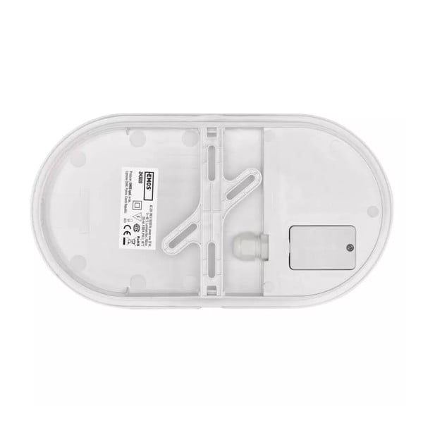 Biała lampa sufitowa LED 14.5x27 cm Qari – EMOS-image-3