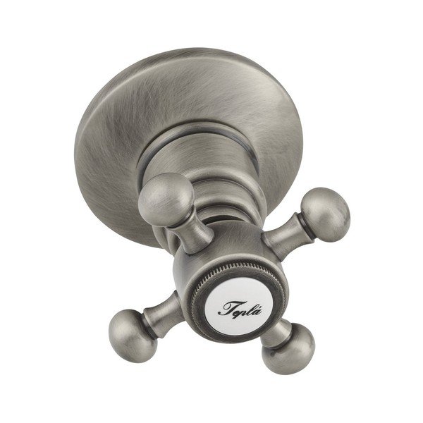 Bateria prysznicowa podtynkowa w kolorze matowego srebra (2 otwory) Antea – Sapho-image-1