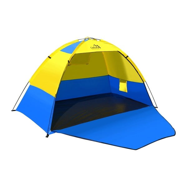 Żółto-niebieski namiot plażowy Cattara Zaton