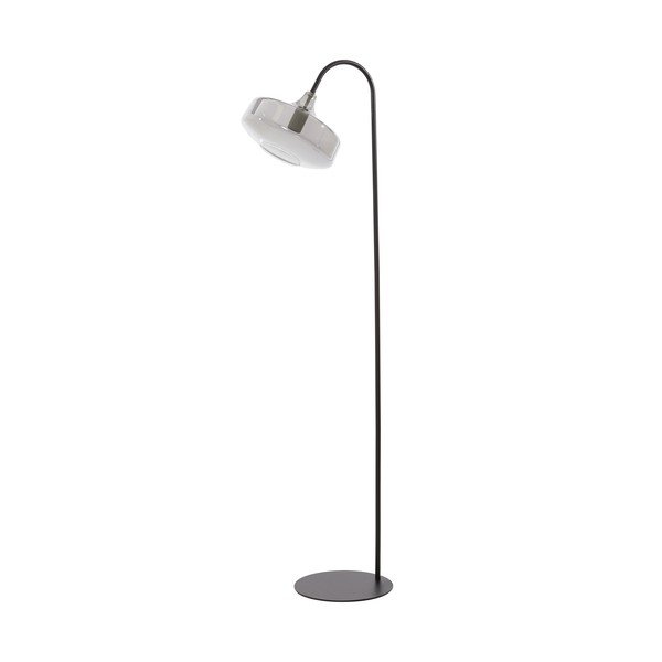 Czarna lampa stojąca (wysokość 160 cm) Solna – Light & Living