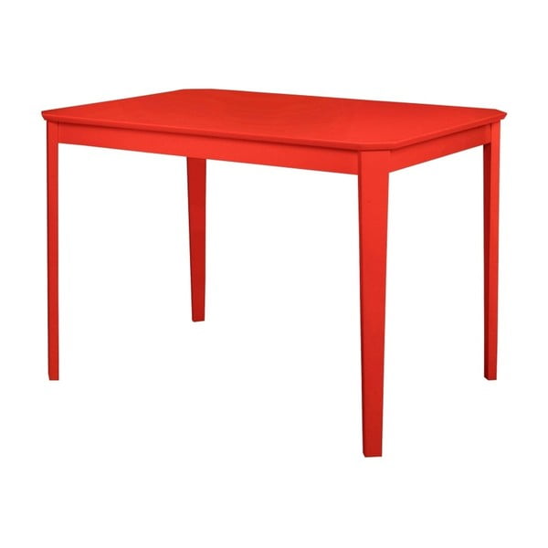 Czerwony stół do jadalni Støraa Trento, 76x110 cm