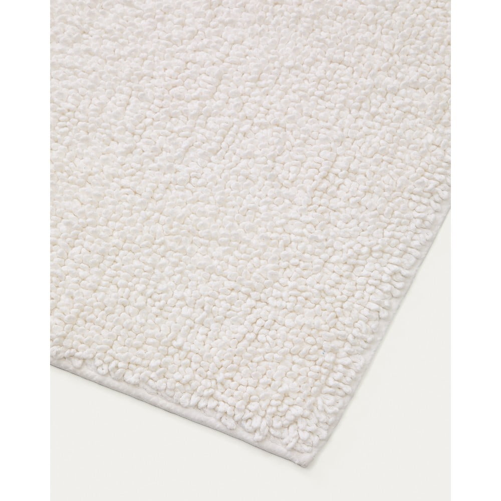 Biały dywanik łazienkowy 50x70 cm Uvite – Kave Home (zdjęcie 3)