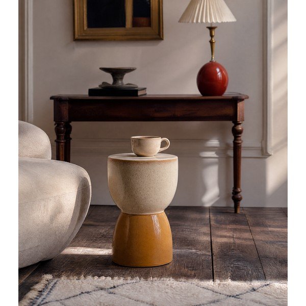 Okrągły stolik ceramiczny ø 28,5 cm Finca – Light & Living-image-3