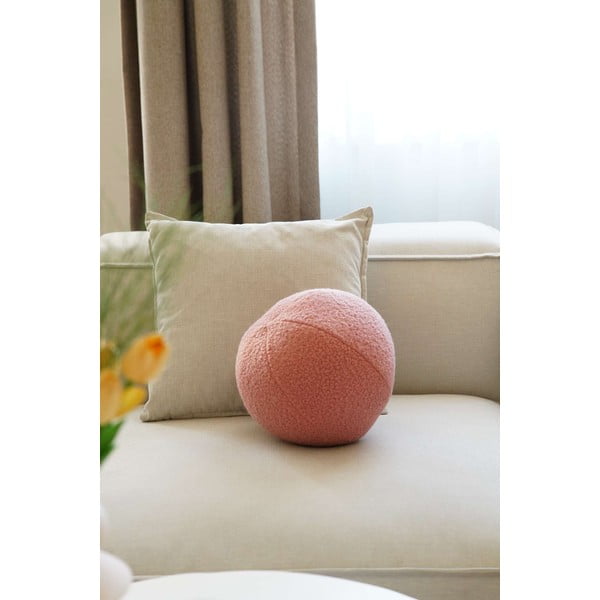 Poduszka dekoracyjna z materiału bouclé ø 20 cm Top – Mioli Decor-image-4