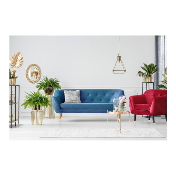 Niebieska sofa 2-osobowa Mazzini Sofas Amelie-image-4