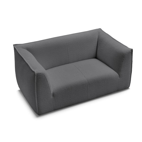 Ciemnoszara sofa z materiału bouclé 170 cm Giorgia – Bobochic Paris-image-4