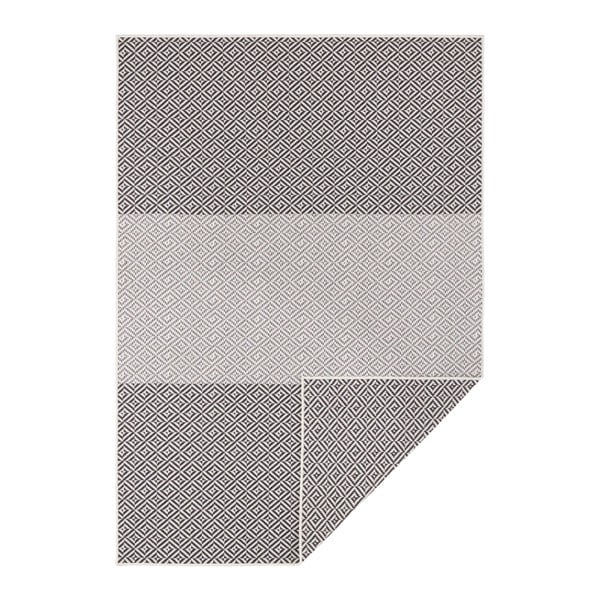 Czarno-biały dwustronny dywan zewnętrzny NORTHRUGS Maui, 160x230 cm