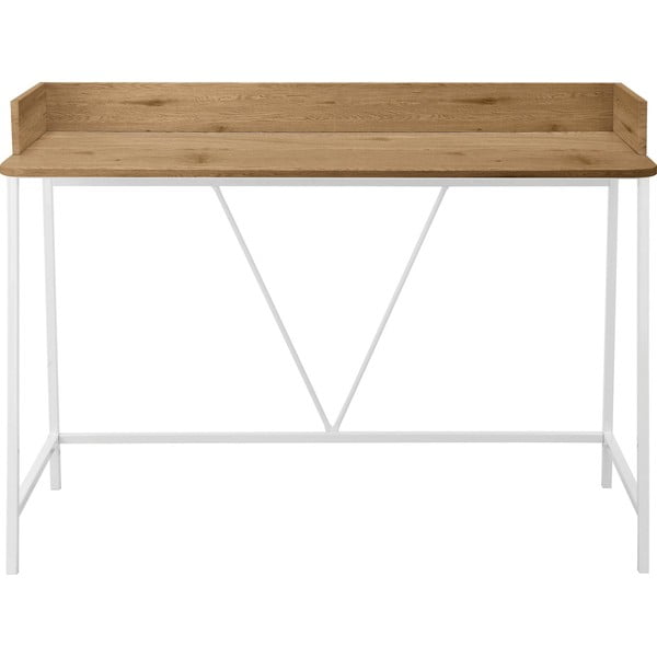 Biurko z blatem w dekorze dębu 50x120 cm Savona – Støraa