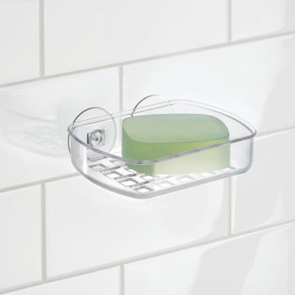 Transparentna mydelniczka z przyssawką iDesign Suct-image-2