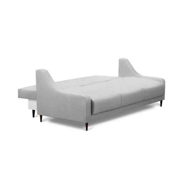 Jasnoszara rozkładana sofa ze schowkiem Mazzini Sofas Ancolie, 215 cm-image-4