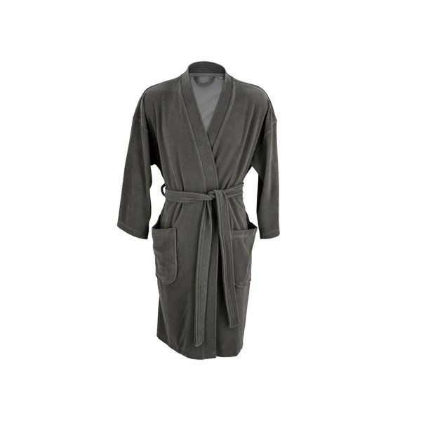 Szary szlafrok w rozmiarze L/XL Cosy – Södahl