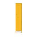 Żółta metalowa szafka z zamkiem 38x185x46 cm Cambridge – Yes Everyday