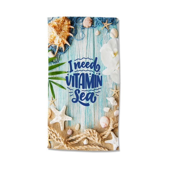 Aksamitny ręcznik plażowy 100x180 cm Vitamin Sea – Good Morning