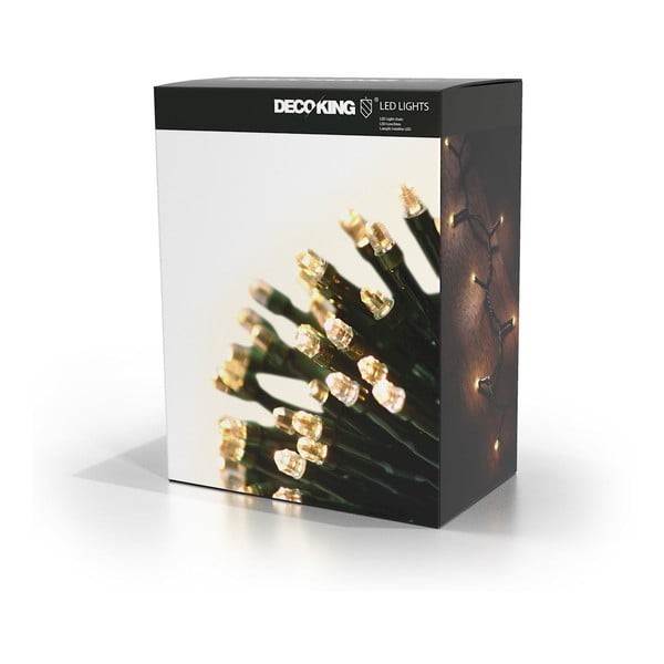 Zielona girlanda świetlna LED DecoKing Chain, 200 lampek, dł. 19,93 m-image-4