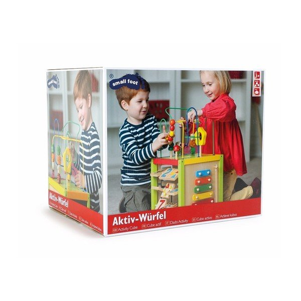 Drewniana kostka edukacyjna Legler Activity Cube-image-2