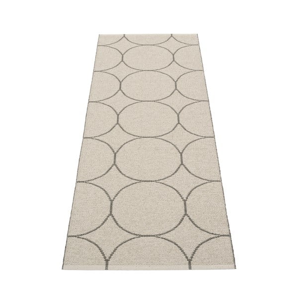 Ciemnoszary chodnik odpowiedni na zewnątrz 70x200 cm Boo Charcoal Linen – Pappelina-image-1