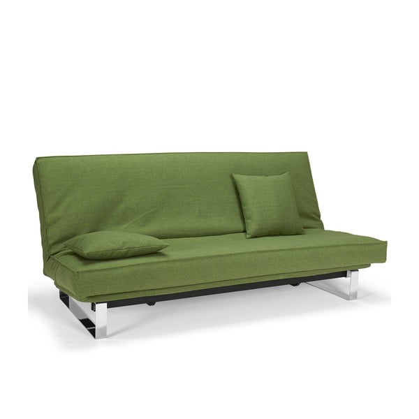Rozkładana sofa Minimum, zielona