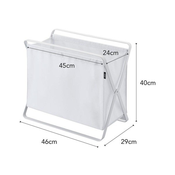Biały kosz na pranie YAMAZAKI Storage-image-4