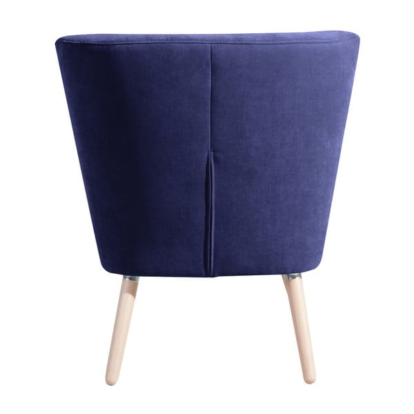 Granatowy fotel Max Winzer Neele Velor-image-1
