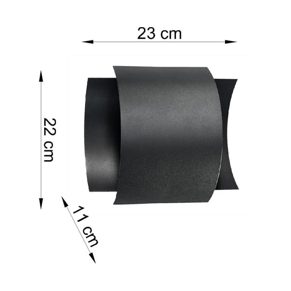 Czarny kinkiet Sollux Forgmi-image-2