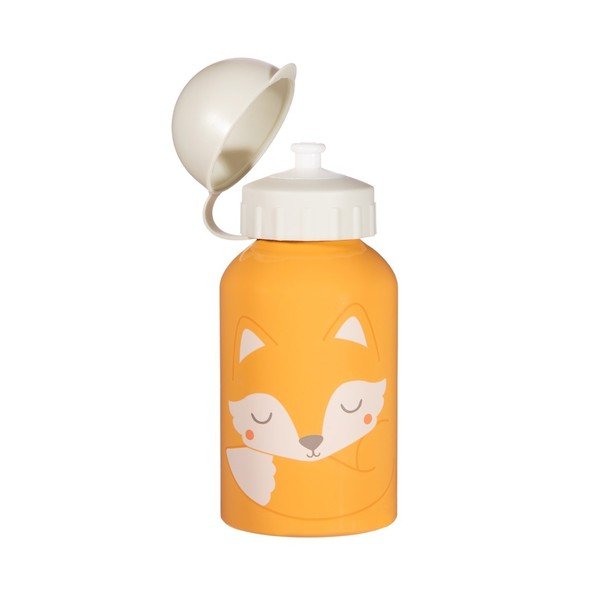 Pomarańczowo-biała butelka dziecięca Sass & Belle Woodland Fox, 250 ml-image-1