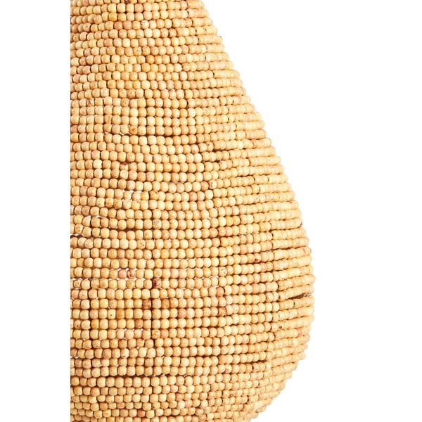 Lampa wisząca w naturalnym kolorze z drewnianym kloszem ø 40 cm Kabinda – Light & Living-image-3