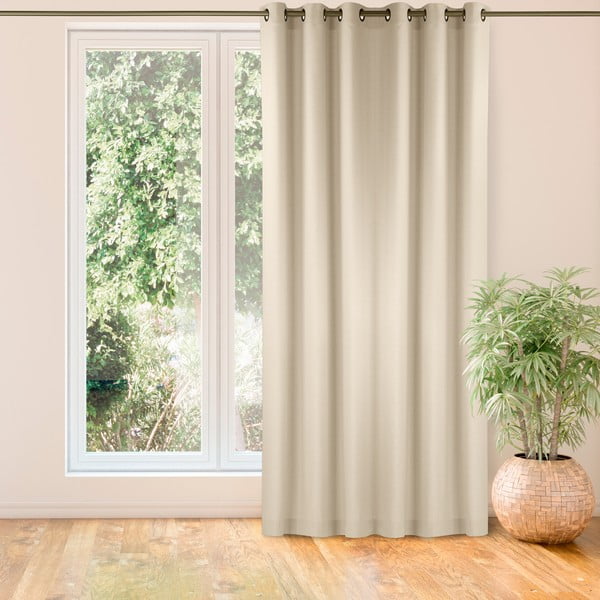 Kremowa zasłona 220x300 cm Carmena – Homede-image-1