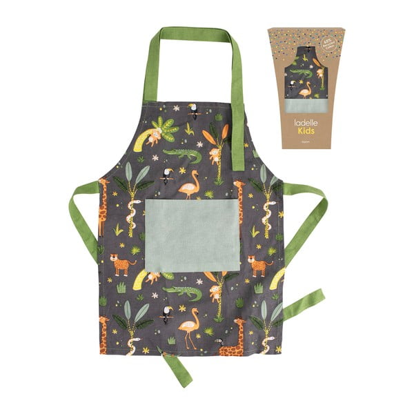 Bawełniany fartuszek dziecięcy Jungle – Ladelle-image-2