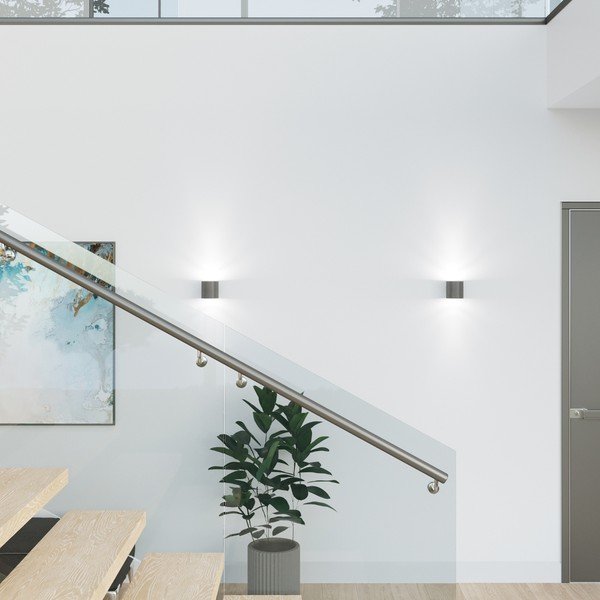 Ciemnoszara lampa punktowa ø 10 cm Roda – Sollux-image-4