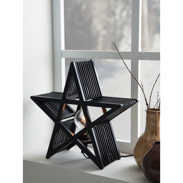 Czarna świąteczna dekoracja świetlna Bamboo – Markslöjd-image-1