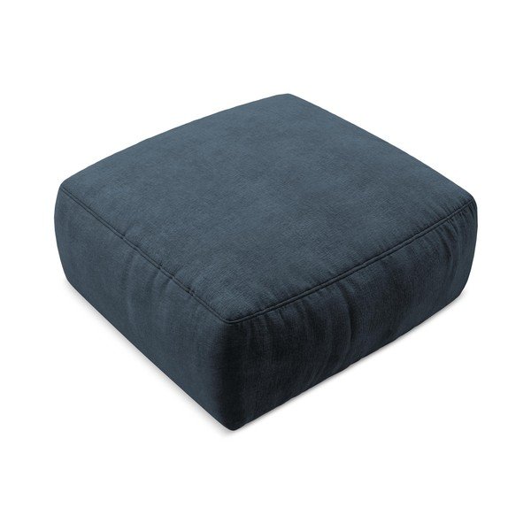 Ciemnoniebieski podnóżek z tkaniny szenilowej Kuki – Makamii-image-2