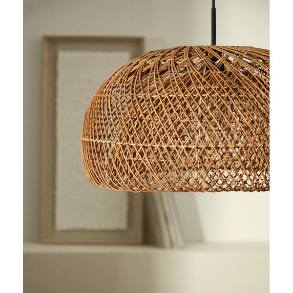 Rattanowy abażur w naturalnym kolorze ø 60 cm Isora – Kave Home-image-2