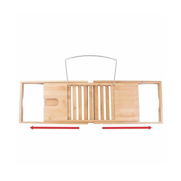 Bambusowa regulowana półka na wannę iDesign Formbu-image-4