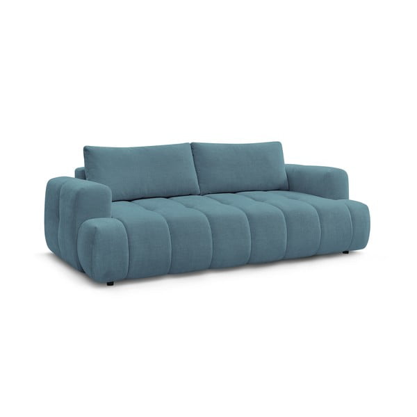 Niebieska rozkładana/ze schowkiem sofa 251 cm Fuji – Bobochic Paris-image-3