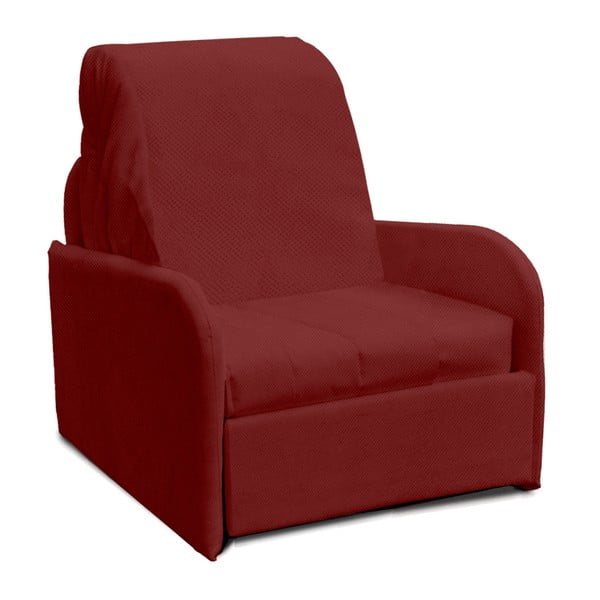 Czerwony fotel rozkładany 13Casa Paul