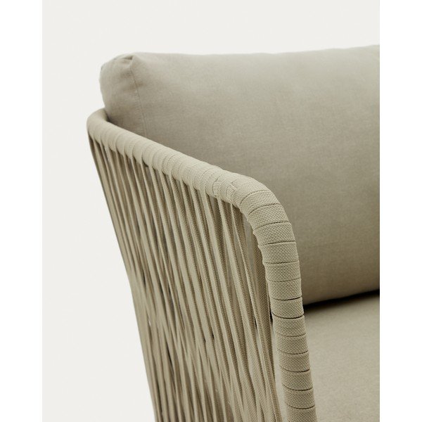 Stalowa sofa ogrodowa w kolorze khaki Saconca – Kave Home-image-2