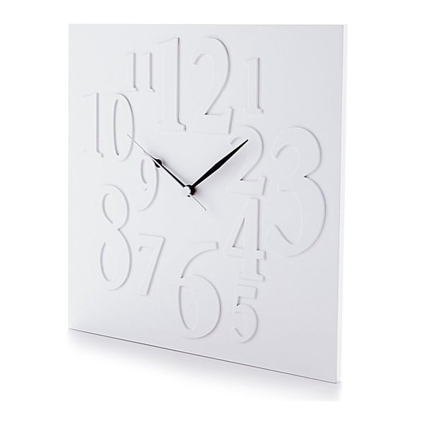 Biały zegar ścienny Tomasucci Mix White-image-2