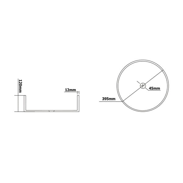 Szklana okrągła umywalka ø 39,5 cm Maragua – Sapho-image-3