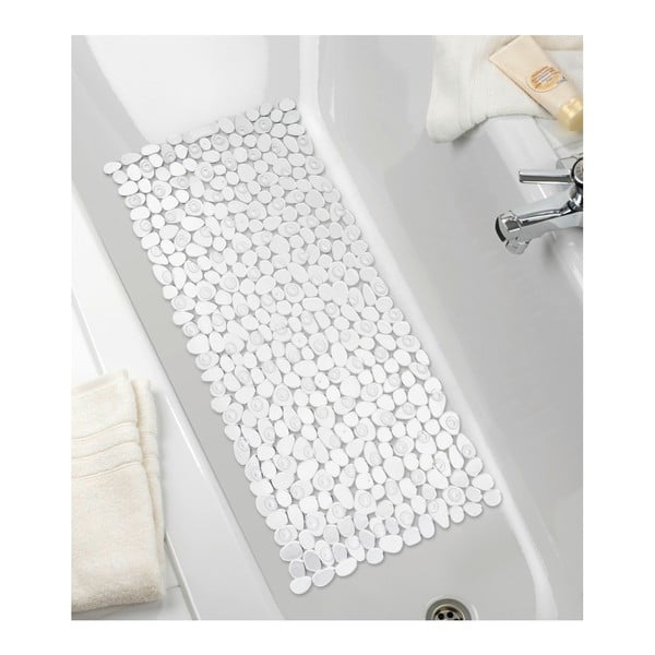 Przezroczysta antypoślizgowa mata prysznicowa Wenko Paradise, 71x36 cm-image-1