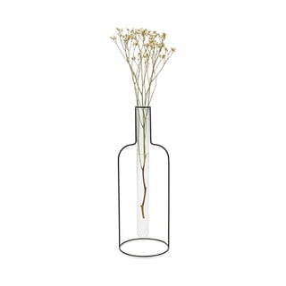 Czarny wazon Balvi Silhouette Bottle
